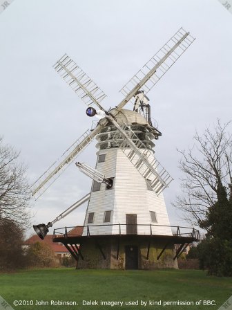 [Upminster Windmill with dalek features]