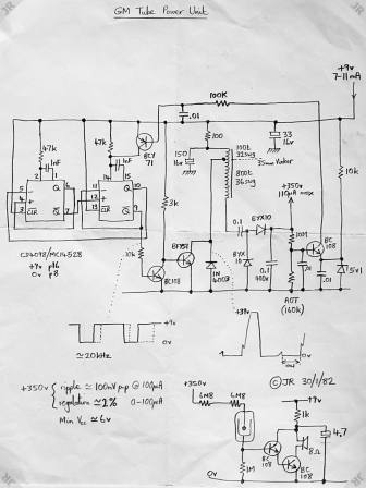 [Geiger detector circuit]