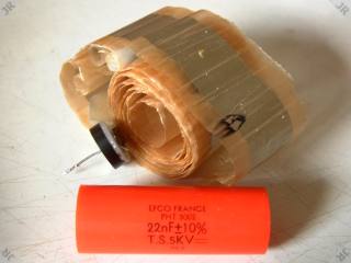 [Carbon deposit on unrolled foils]